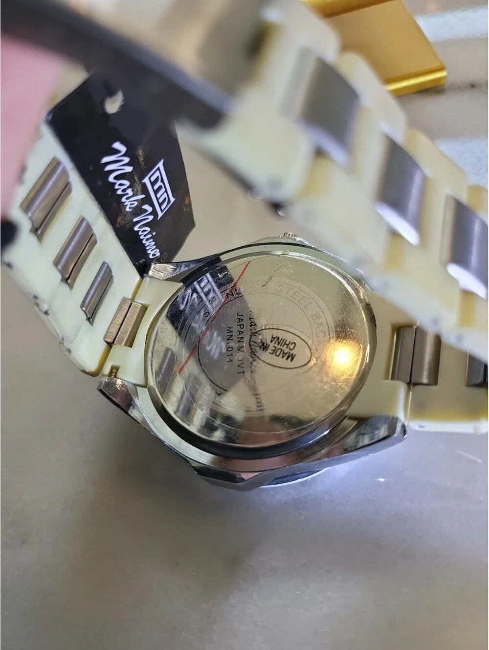 Men's Quartz Watch Working New Battery Automobilia 46mm Firestone Tires WorksNWT